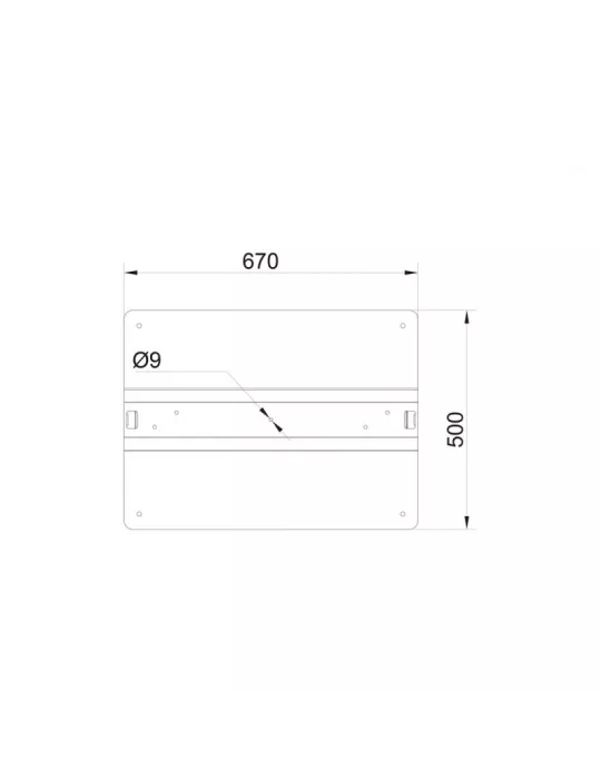 MULTIBRACKETS 7512 Embase en acier a fixer Multibrackets Floorbase pour OM46N-D