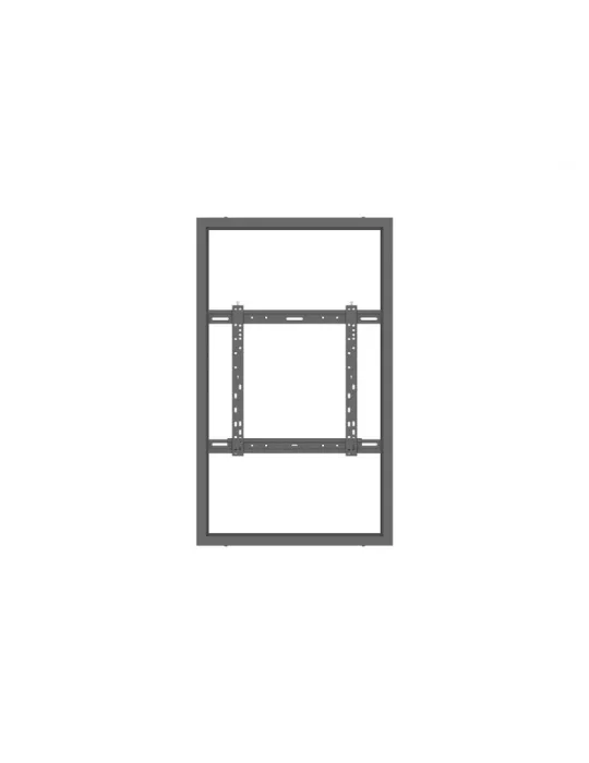 MULTIBRAQUETAS 1140 Caisson Multisoportes Recinto de Pared Negro Medio Pantalla de 49  VESA Máx. 600 x 400 MULTIBRACKETS MUL11