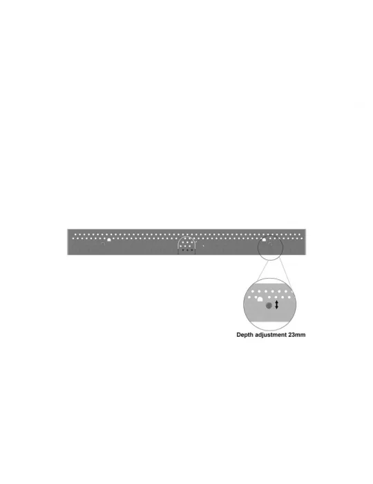 MULTIBRACKETS 1140 Caisson Multibrackets Enclosure Wall Medium Black écran 49" VESA Max 600 x 400