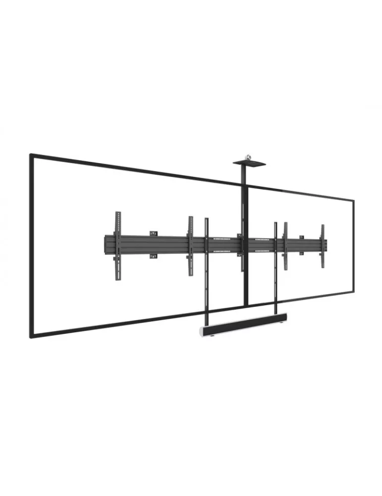 MULTIBRACKETS 8915 Support mural avec support caméra inclus Multibrackets Collaboration Side by Side with brackets écran 32 -7
