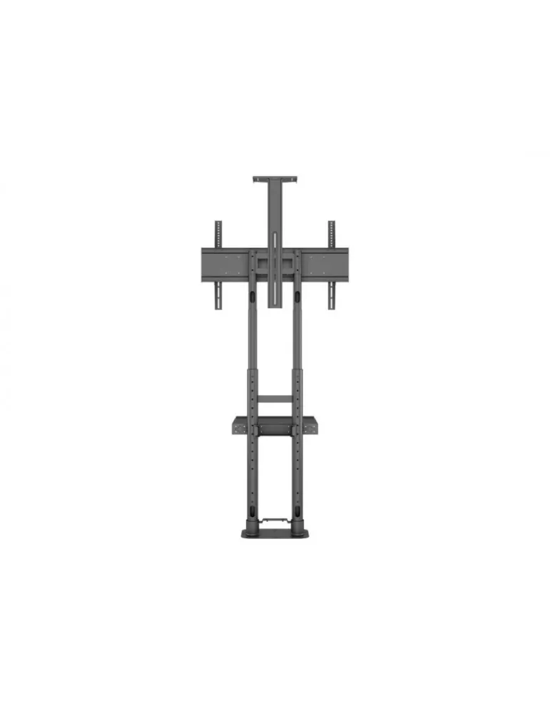 MULTIBRACKETS 7246 Soporte de suelo básico ajustable 180 VESA 800x500 y 90 kg de capacidad de carga que incluye estante y sopo