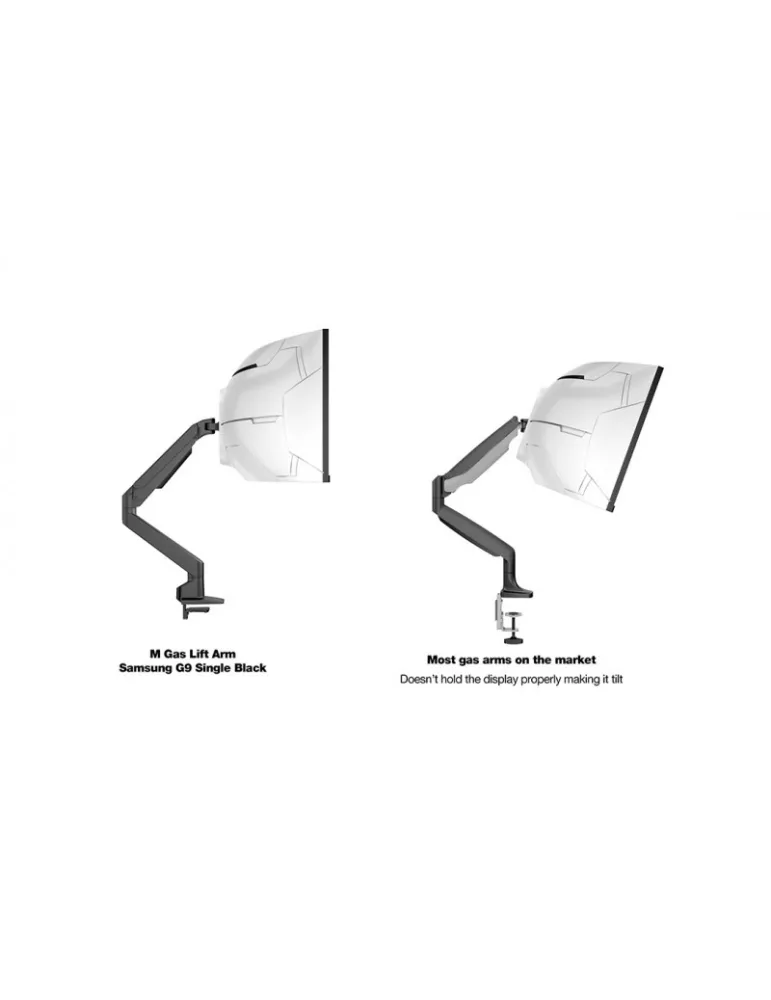 MULTIBRACKETS 3281 Multibrackets VESA Brazo elevador de gas para soporte de mesa Samsung G9 49 MULTIBRACKETS MUL3281 | MusicGo