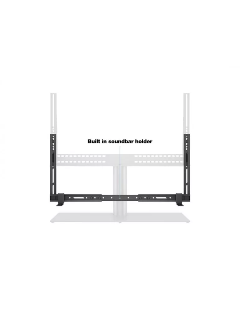 MULTIBRACKETS 2178 Support de table avec support barre de son intégré Multibrackets TableStand Turn pour écran LCD 65" VESA MAX