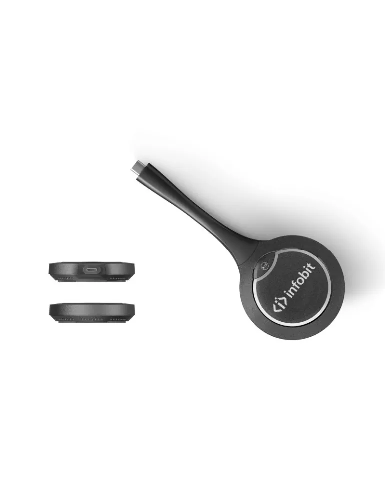 INFOBIT ICAMVB80KIT VB80KIT videoconference camera with 2 wired Mic   1 dongle INFOBIT INFICAMVB80KIT | MusicGoodDeal
