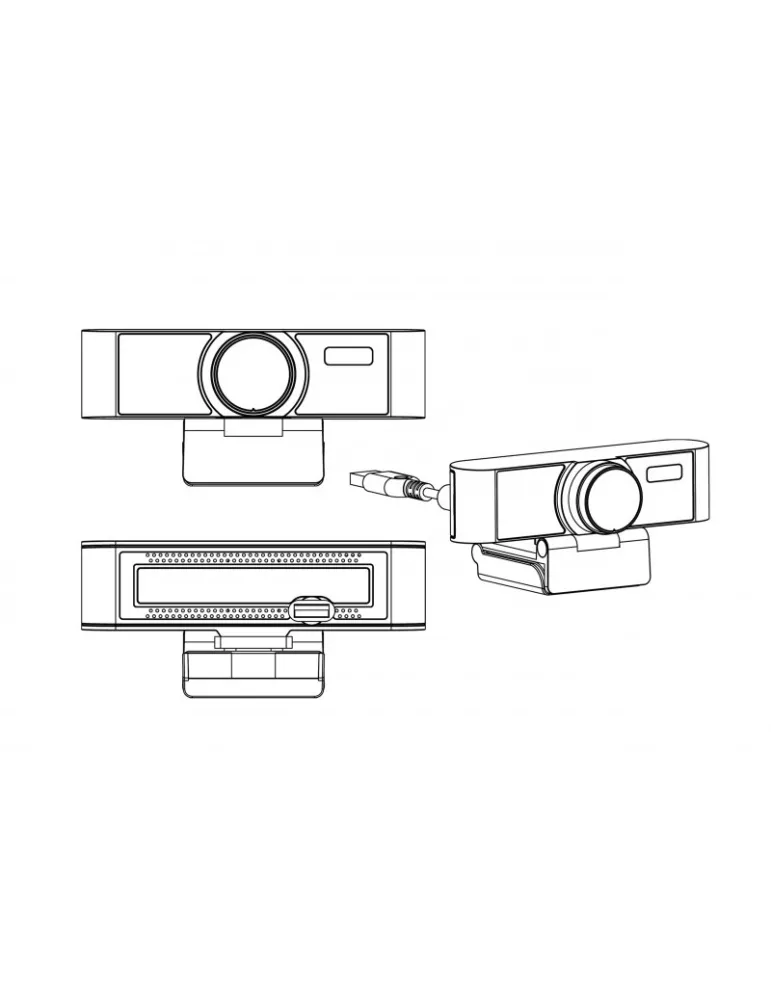 INFOBIT ICAM30AF USB HD videoconferencing camera with microphone Infobit iCam 30AF INFOBIT INFICAM30AF | MusicGoodDeal