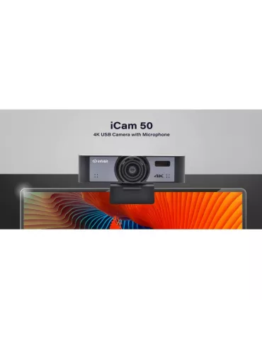 INFOBIT ICAM50 Caméra de visioconférence USB 4K avec microphone Infobit iCam 50 2