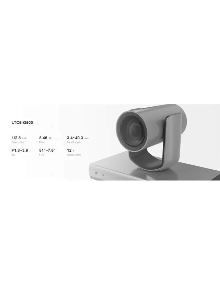 Cámara de seguimiento de conferencias iSmart LTC6G500S UHD iSmart ISMLTC6G500S | MusicGoodDeal