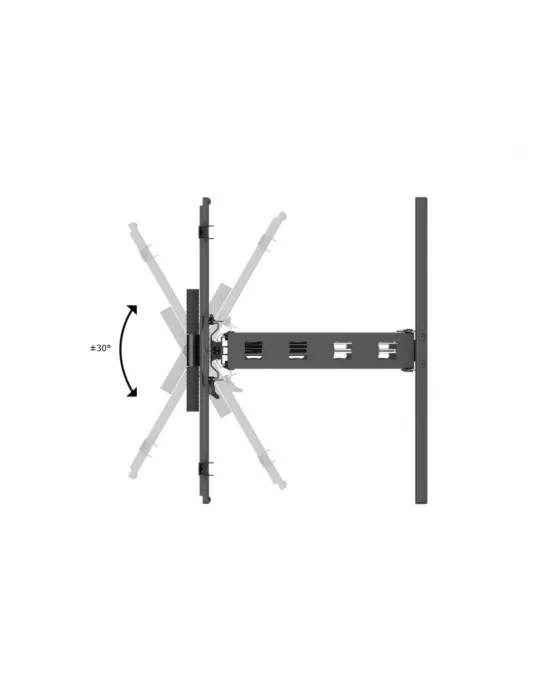 MULTIBRACKETS 6744 Support mural Articulé Multibrackets Pull Down Full Motion Flexarm pour ecran 40"-65" - Poids 28kg VESA 600x