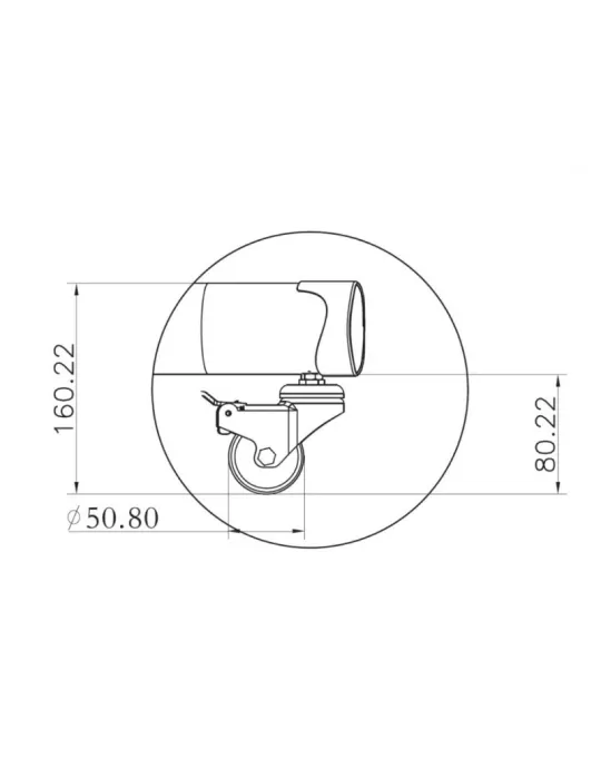 MULTIBRACKETS 2319 Mobiler Ständer Public Floorstand Basic 150 REF  MULTIBRACKETS MUL2319 | MusicGoodDeal