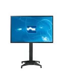 EUROMET 06600 Euromet - Soporte móvil para monitor TV LCD VESA 600x400 de hasta 50 kg de peso EUROMET EUR06600 | MusicGoodDeal