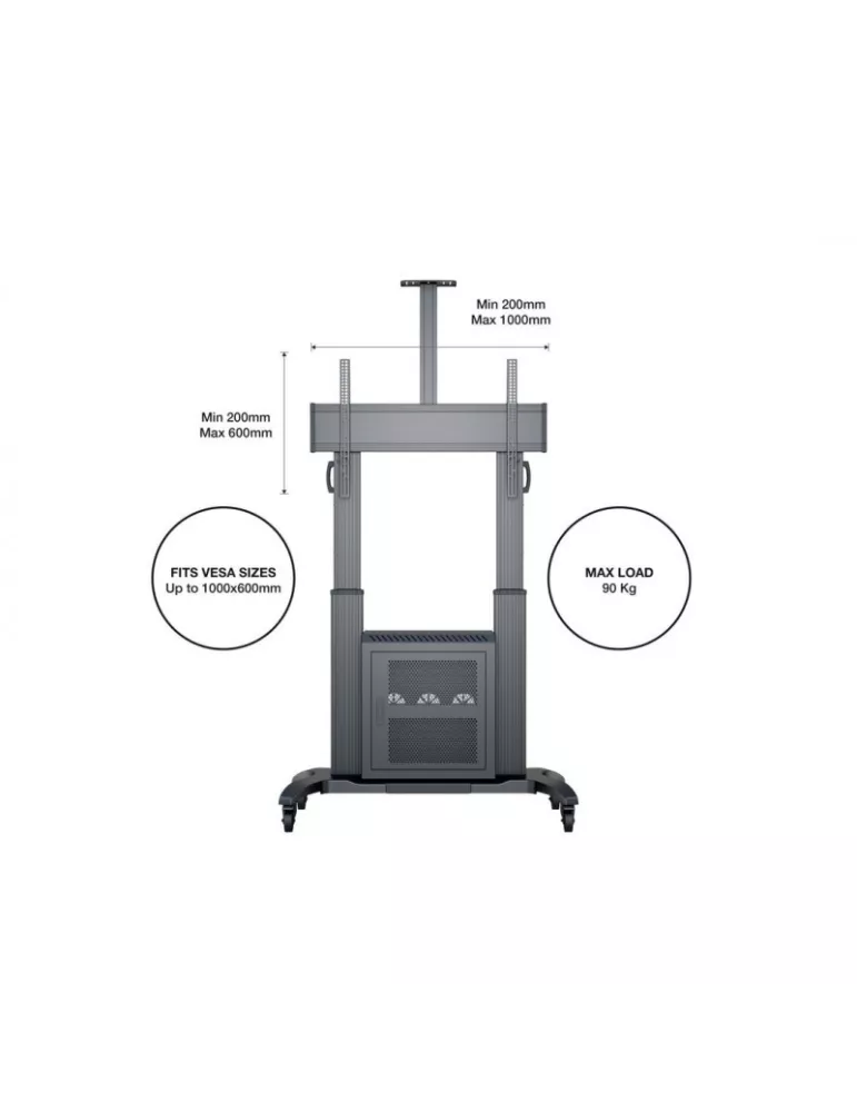 MULTIBRACKETS 7680 Support  Public Floorstand Dual Pillar 180 HD AV Cabine REF: