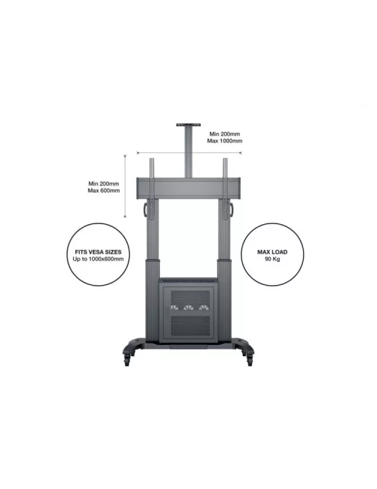 MULTIBRACKETS 7680 Support  Public Floorstand Dual Pillar 180 HD AV Cabine REF: