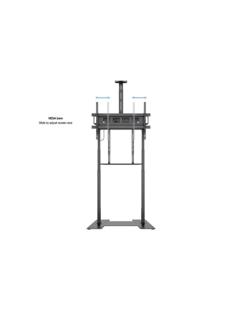 MULTIBRACKETS 0174 Motorized Visioconference Floor Stand Size XL - Screen 42  - 100  150kg and Vesa Max 1000x600 MULTIBRACKETS