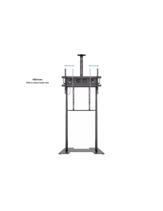 MULTIBRACKETS 0174 Motorized Visioconference Floor Stand Size XL - Screen 42  - 100  150kg and Vesa Max 1000x600 MULTIBRACKETS
