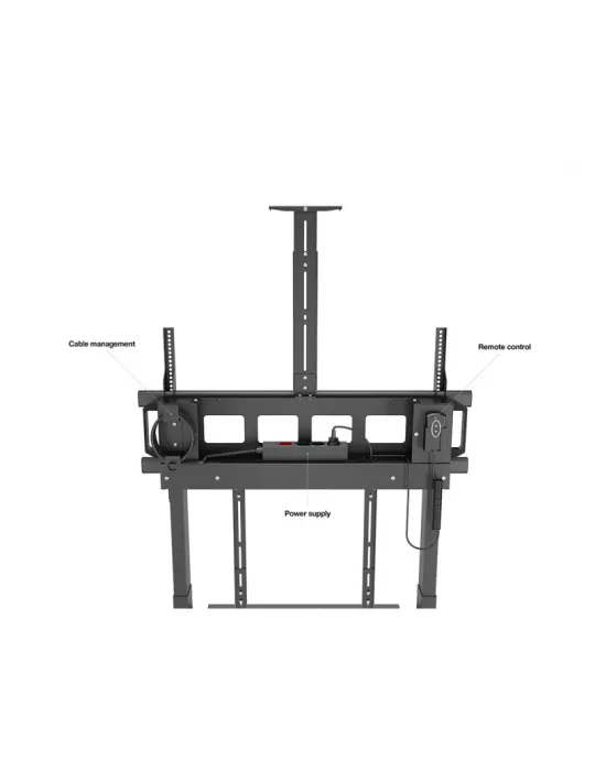 MULTIBRACKETS 0174 Support de sol Visioconference motorisé  Taille XL - Ecran 42" - 100" 150kg et Vesa Max 1000x600