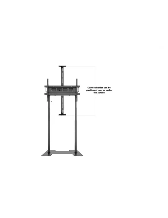MULTIBRACKETS 0174 Soporte de suelo motorizado para videoconferencia Tamaño XL - Pantalla 42  - 100  150kg y Vesa Max 1000x600