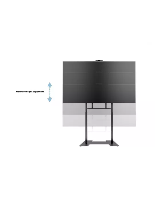MULTIBRACKETS 0174 Support de sol Visioconference motorisé  Taille XL - Ecran 42" - 100" 150kg et Vesa Max 1000x600
