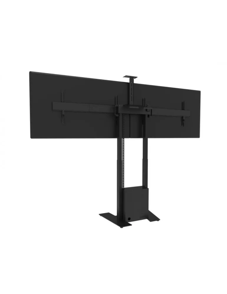 MULTIBRACKETS 9004 Motorisierte Bodenständer FloorBase Doppelbildschirme 40  - 75  - 120kg Vesa Max 600x400 MULTIBRACKETS MUL9