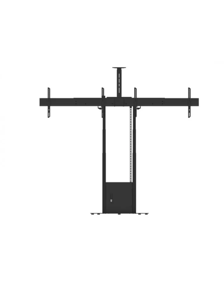MULTIPISTAS 9004 Soporte de suelo motorizado FloorBase Pantallas dobles 40  - 75  - 120kg Vesa Max 600x400 MULTIBRACKETS MUL90