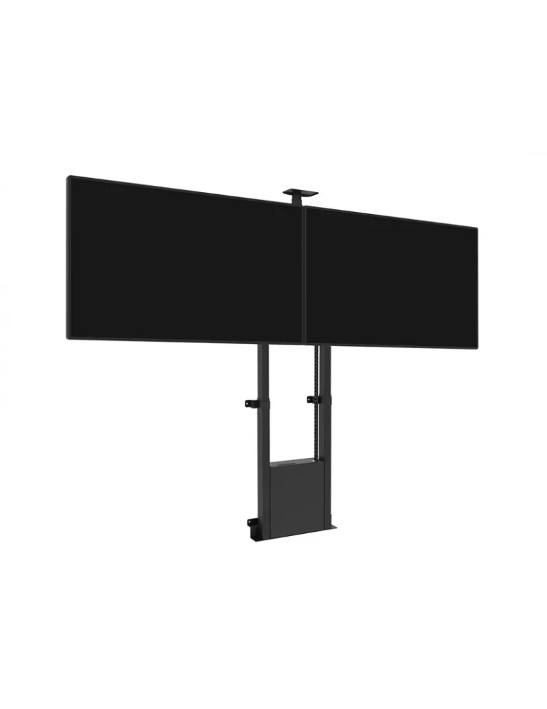 MULTIBRACKETS 8991 FloorMount motorized floor support Double screens 40  - 75 - 12020kg Vesa Max 600x400 MULTIBRACKETS MUL8991