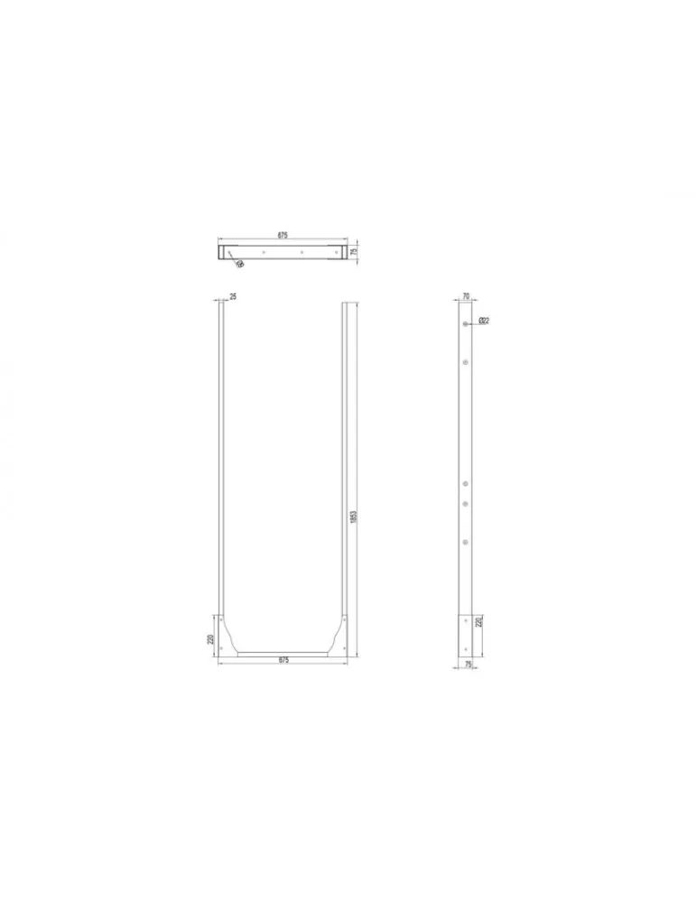 MULTIBRACKETS 7369 Soporte de suelo en forma de U Multibrackets Floormount Pro Samsung OM55N-D MULTIBRACKETS MUL7369 | MusicGo