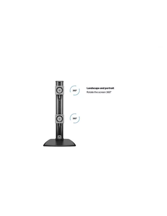 MULTIBRACKETS 3243 Drehbare Tischhalterung Multibrackets Tablestand HD Dual Vertical Widescreen - 2 Bildschirm 32 -50  VESA Ma