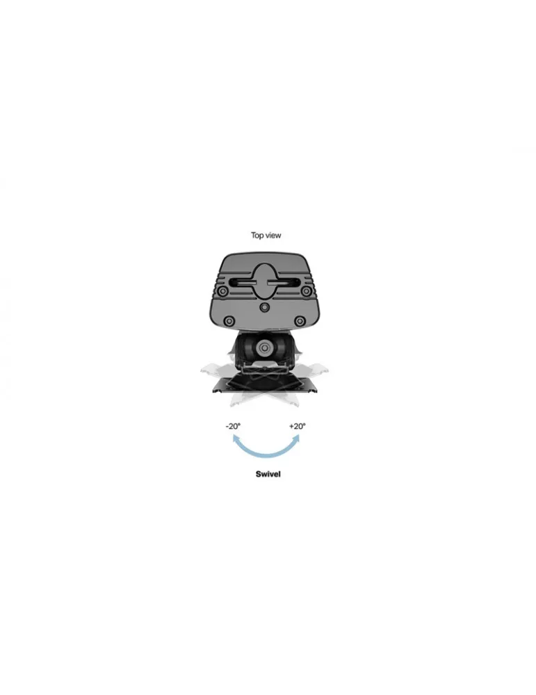 MULTIBRACKETS 3243 Support de table rotatif Multibrackets Tablestand HD Dual Vertical Widescreen - 2 écran 32"-50" VESA Max 100
