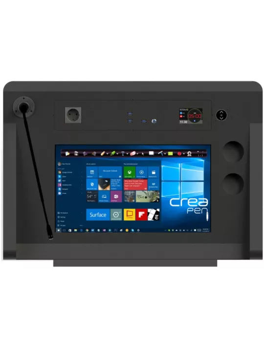 TEMAS DL22AM Motorized Digital Control Panel DL22A-M Touchscreen PC 22    Front Panel 24  Display TEMAS TEMDL22AM | MusicGoodD