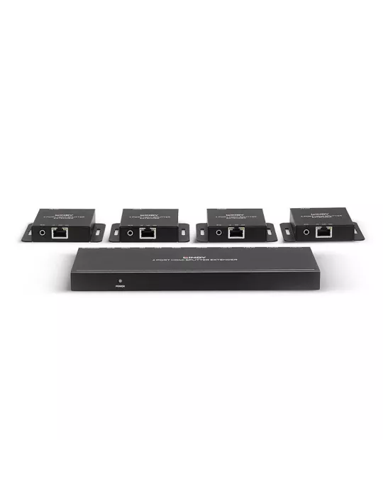 LINDY 38155   Kit Extender Splitter 4 Ports HDMI   IR with Loop Out Cat.6 50m LINDY LIN38155 | MusicGoodDeal