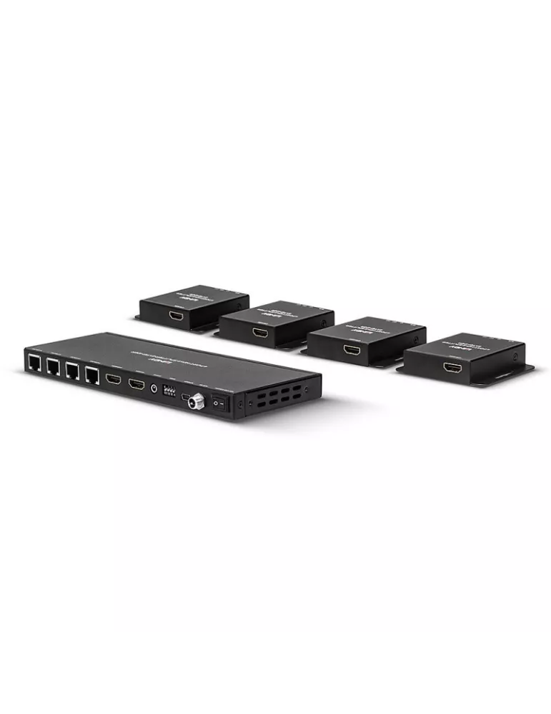 LINDY 38155   Kit Extender Splitter 4 Ports HDMI   IR with Loop Out Cat.6 50m LINDY LIN38155 | MusicGoodDeal