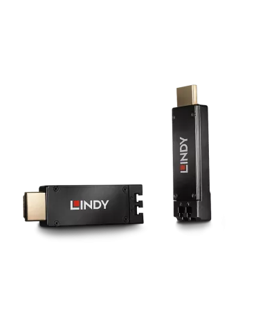 LINDY 38170   Kit extensor de fibra óptica HDMI 2.0 de 300 m 10,2 G LINDY LIN38170 | MusicGoodDeal