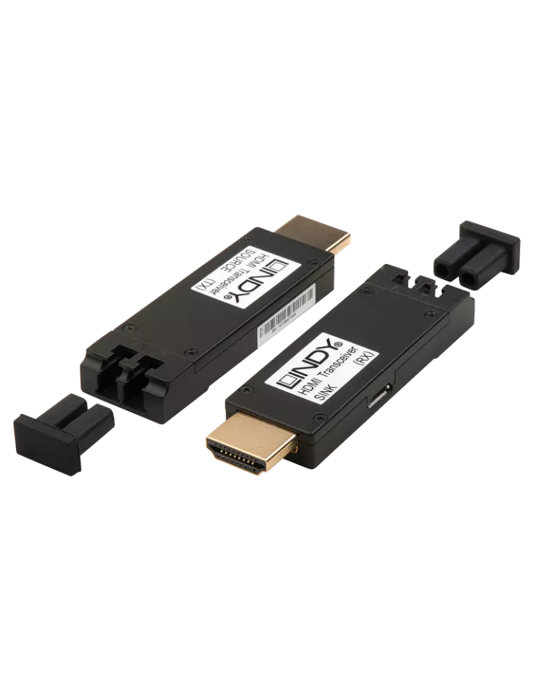 LINDY 38170 : Kit extender HDMI 2.0 sur fibre optique 300m 10.2G