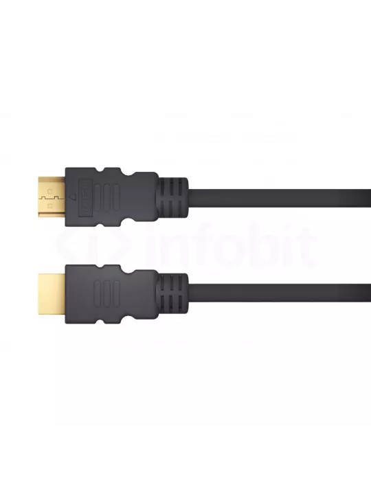 INFOBIT iH8K2M Cordon HDMI 2m  iCable H8K-020 HDMI 2.1 48Gbps 8K/60Hz4K/120Hz HDCP 2.2 ARC EDID