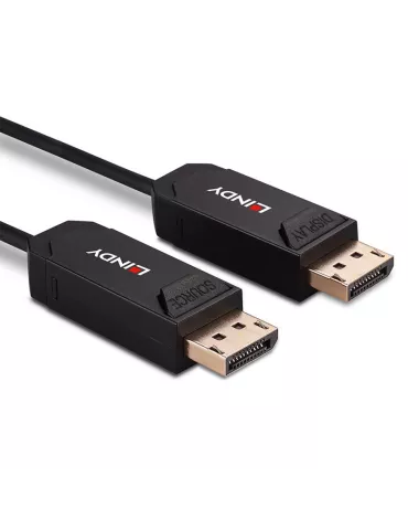 LINDY 38525 Cable Lindy DisplayPort 2.0 UHBR10 híbrido de fibra óptica 8K de 50 m LINDY LIN38525 | MusicGoodDeal