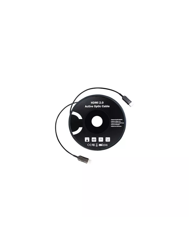 INFOBIT AOCHDMIF20 Aktives Glasfaserkabel 20m HDMI A auf A - AOC-HDMI-F20 INFOBIT INFAOCHDMIF20 | MusicGoodDeal