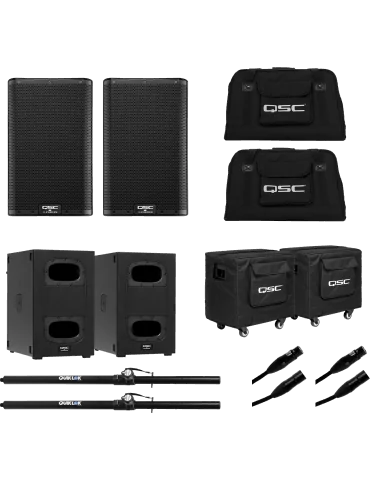 QSC AUDIO K8-KS112-BUNDLE | MusicGoodDeal