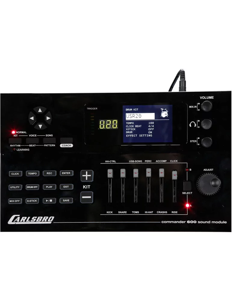  CARLSBRO CSD601 Batería electrónica de malla con 5 tambores y 4 platillos|MusicGoodDeal 