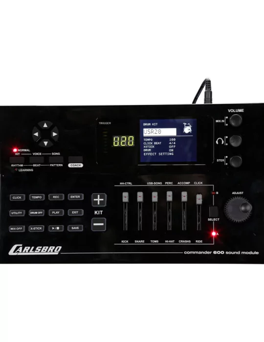  CARLSBRO CSD601 Batería electrónica de malla con 5 tambores y 4 platillos|MusicGoodDeal 