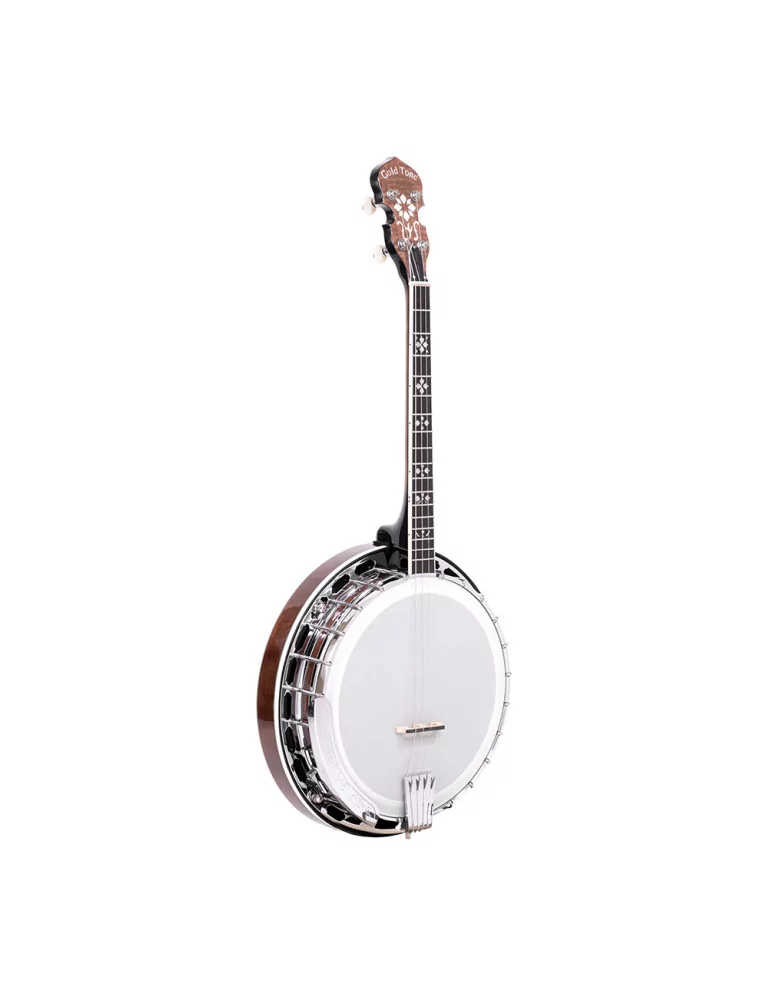  GOLD TONE IT-250F Irish tenor banjo with flange, case included|MusicGoodDeal 