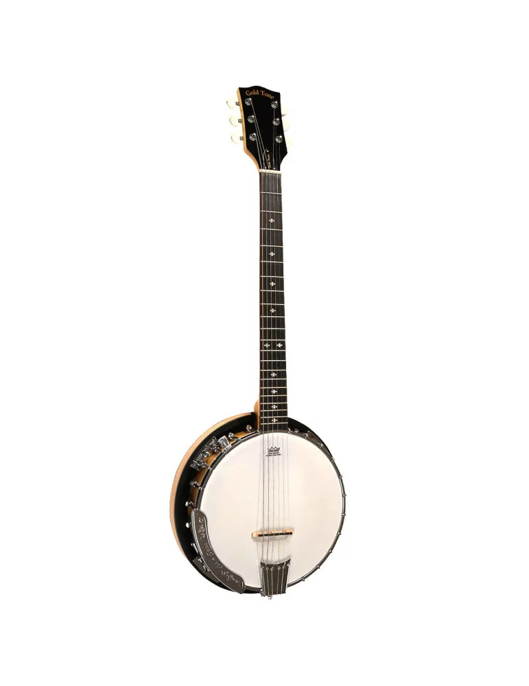  GOLD TONE GT-500 Gold Tone Deluxe Banjitar 6-Saiter Gitarrenhals mit Banjo-Korpus|MusicGoodDeal 