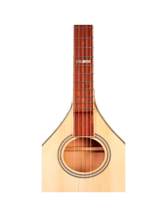  GOLD TONE BANJOLA+ Banjola electroacústica, mástil de banjo de 5 cuerdas con cuerpo de mandolina tipo A, funda de concierto|Mus