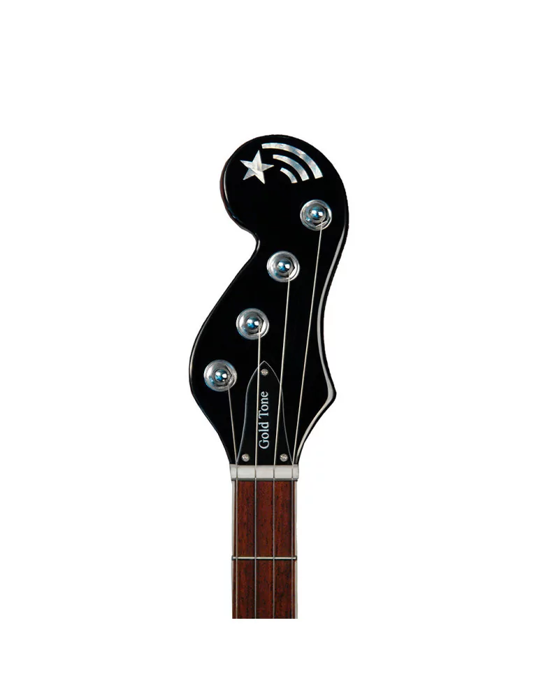  GOLD TONE BANJOLA+ Banjola electroacústica, mástil de banjo de 5 cuerdas con cuerpo de mandolina tipo A, funda de concierto|Mus