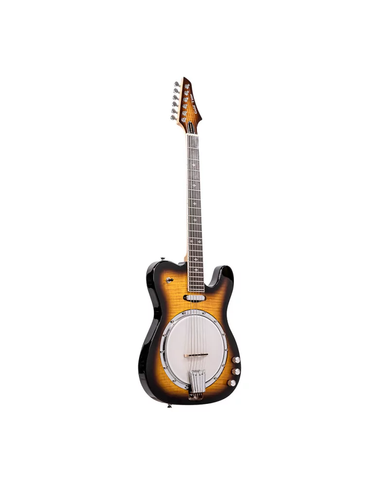  GOLD TONE ES-BANJITAR 6-Saiter Elektrik-Banjitar mit massivem Korpus|MusicGoodDeal 