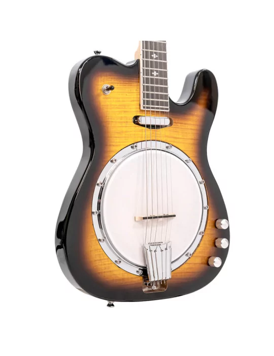  GOLD TONE ES-BANJITAR 6-Saiter Elektrik-Banjitar mit massivem Korpus|MusicGoodDeal 