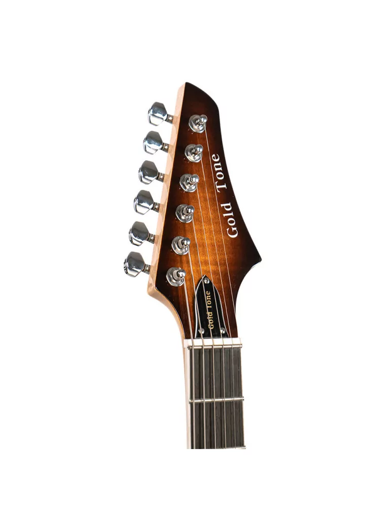  GOLD TONE ES-BANJITAR 6-Saiter Elektrik-Banjitar mit massivem Korpus|MusicGoodDeal 