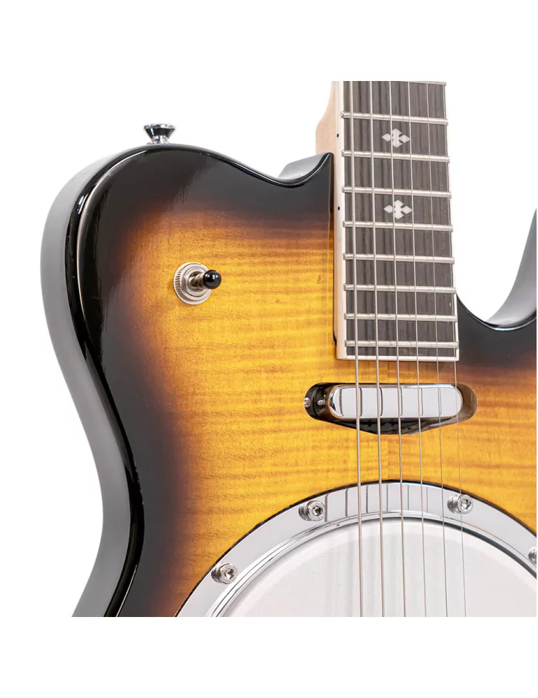  GOLD TONE ES-BANJITAR 6-Saiter Elektrik-Banjitar mit massivem Korpus|MusicGoodDeal 