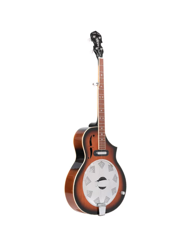  GOLD TONE DOJO DLX Deluxe Resonator Banjo mit Cutaway-Ahornkorpus und Tonabnehmer mit Tasche|MusicGoodDeal 