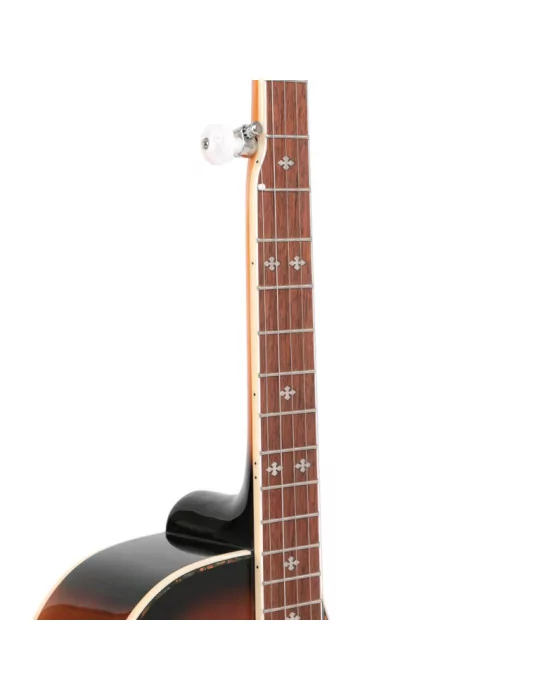  GOLD TONE DOJO DLX Deluxe Resonator Banjo mit Cutaway-Ahornkorpus und Tonabnehmer mit Tasche|MusicGoodDeal 