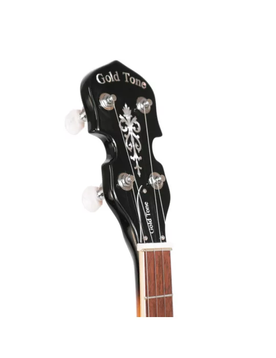  GOLD TONE DOJO DLX Deluxe Resonator Banjo mit Cutaway-Ahornkorpus und Tonabnehmer mit Tasche|MusicGoodDeal 