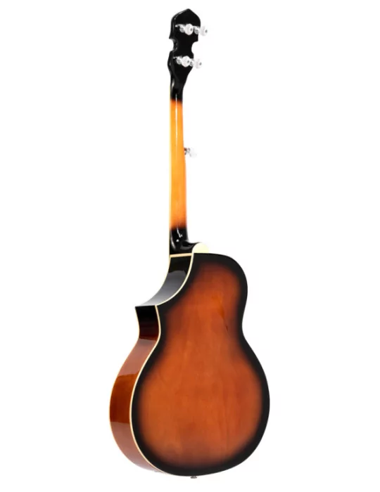  GOLD TONE DOJO DLX Deluxe Resonator Banjo mit Cutaway-Ahornkorpus und Tonabnehmer mit Tasche|MusicGoodDeal 
